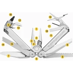 Leatherman 2H Wave + 18-in-1 Multi-Tool - Stainless Steel