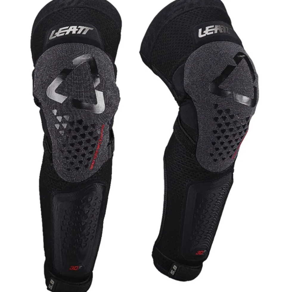 Leatt 3DF 5.0 Evo EXT Kniebeschermers - zwart
