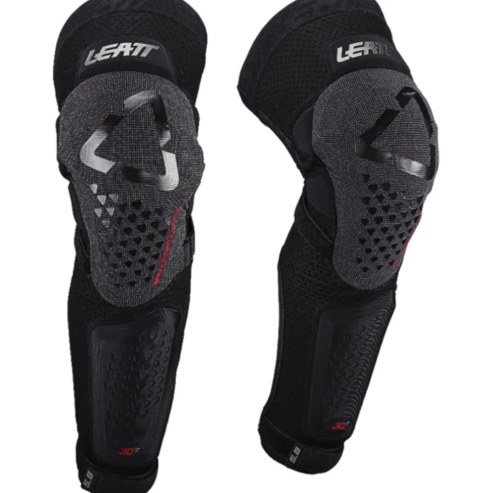 Leatt 3DF 5.0 Evo EXT kniebeschermers kinderen - zwart