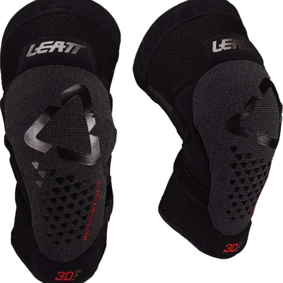 Leatt 3DF 5.0 Evo FastFit Kniebeschermers - zwart
