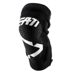 Leatt 3DF 5.0 Zip Kniebeschermers - white/black