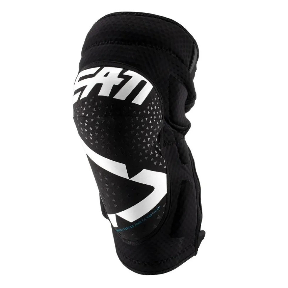 Leatt 3DF 5.0 Zip Kniebeschermers - white/black