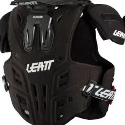 Beschermers Kinderen|Borstbeschermers < Leatt Fusion 2.0 Nekbeschermer / Bovenlichaam Protector Kinderen - black