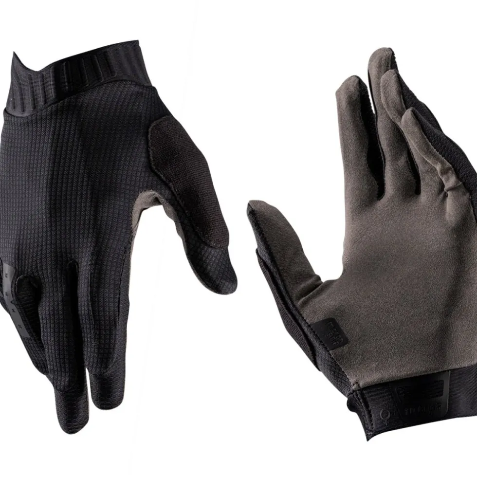 Leatt GripR 1.0 MTB-handschoenen Dames - stealth black/grey