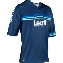 Leatt MTB Enduro 3.0 Shirt met 3/4-Mouwen Kinderen - denim