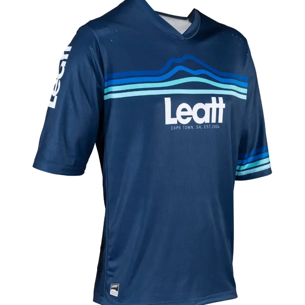 Leatt MTB Enduro 3.0 Shirt met 3/4-Mouwen Kinderen - denim