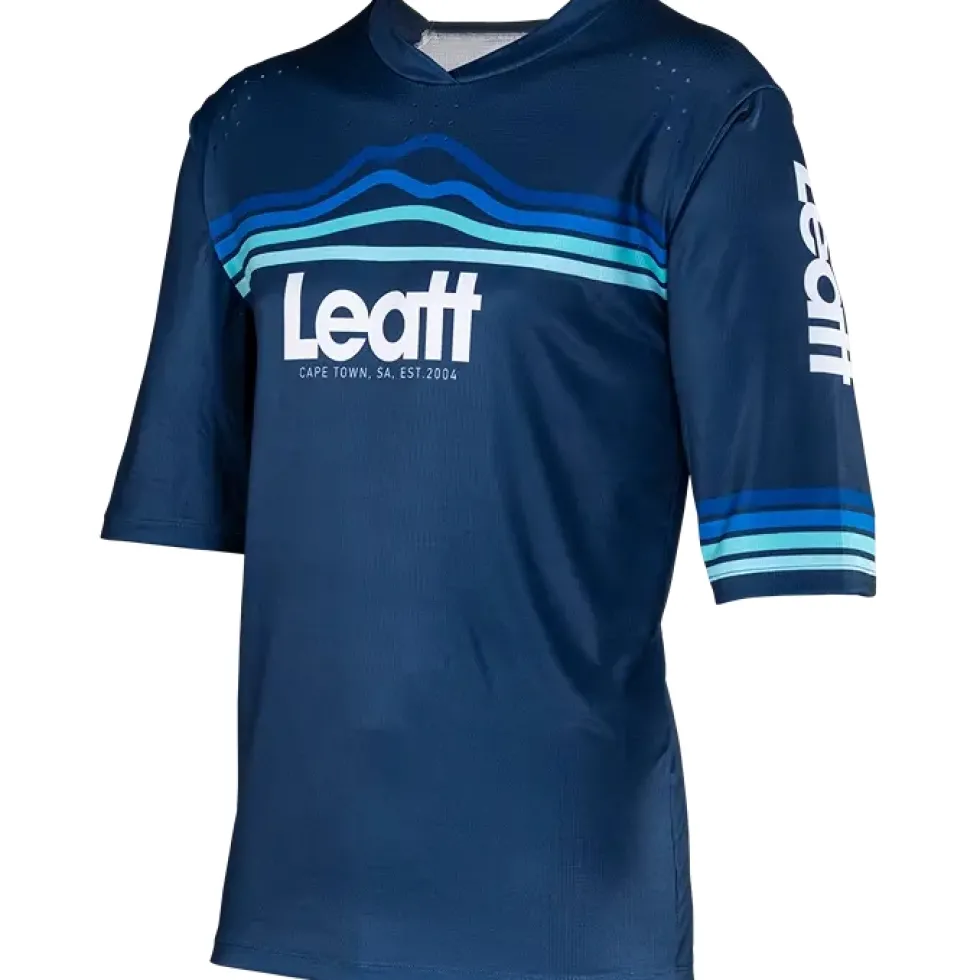 Leatt MTB Enduro 3.0 Shirt met 3/4-Mouwen Kinderen - denim