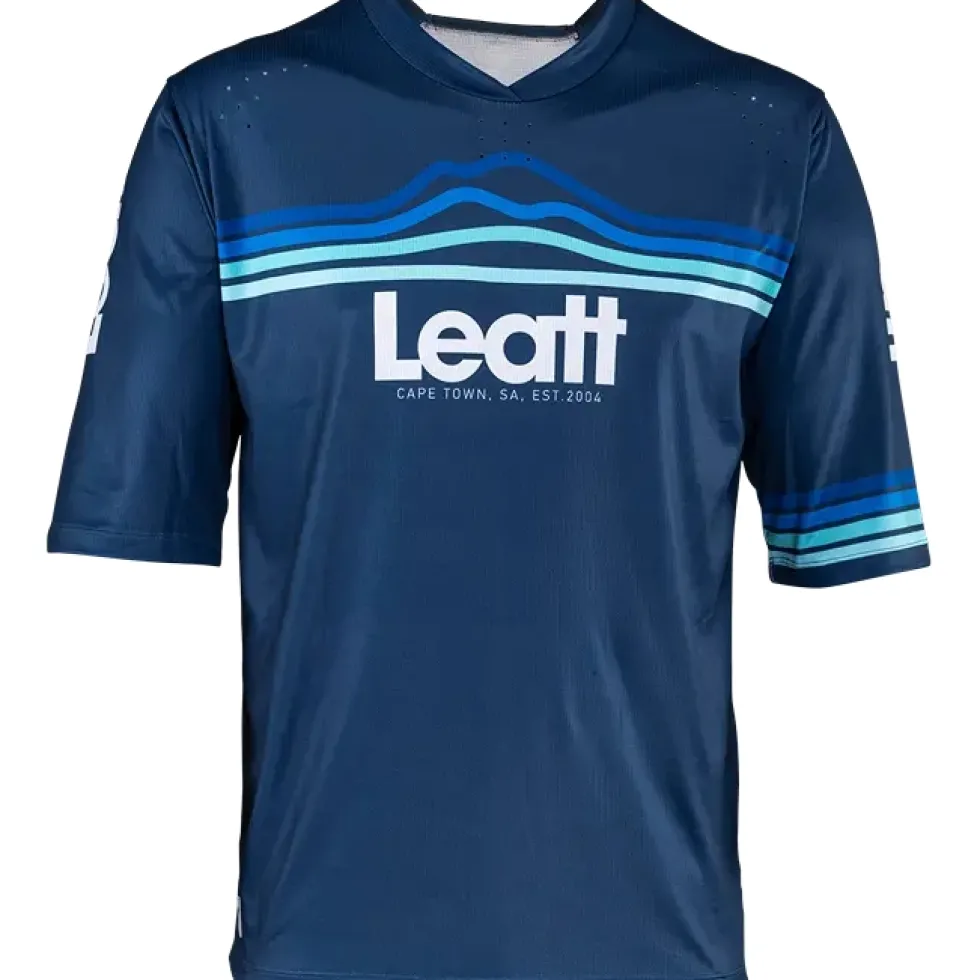 Leatt MTB Enduro 3.0 Shirt met 3/4-Mouwen Kinderen - denim
