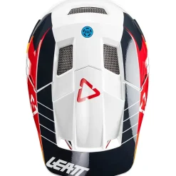Leatt MTB Gravity 2.0 Helm - wit/rood