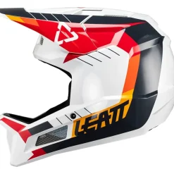 Leatt MTB Gravity 2.0 Helm - wit/rood