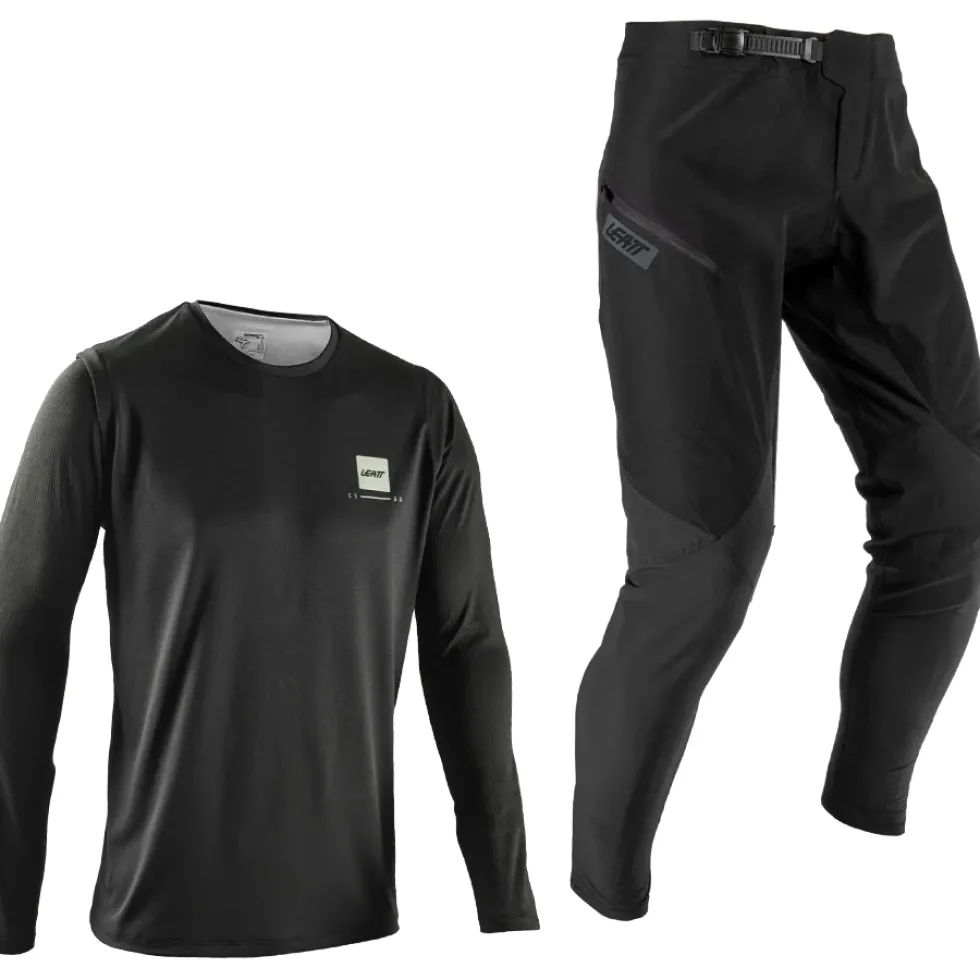 Leatt 1.0 MTB Ride Kit Junior Kinderen - zwart