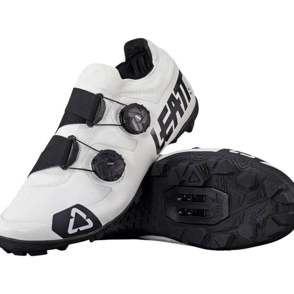 Gravelschoenen|Gravel Schoenen < Leatt 8.0 ProClip Race Gravel-Schoenen Heren - wit