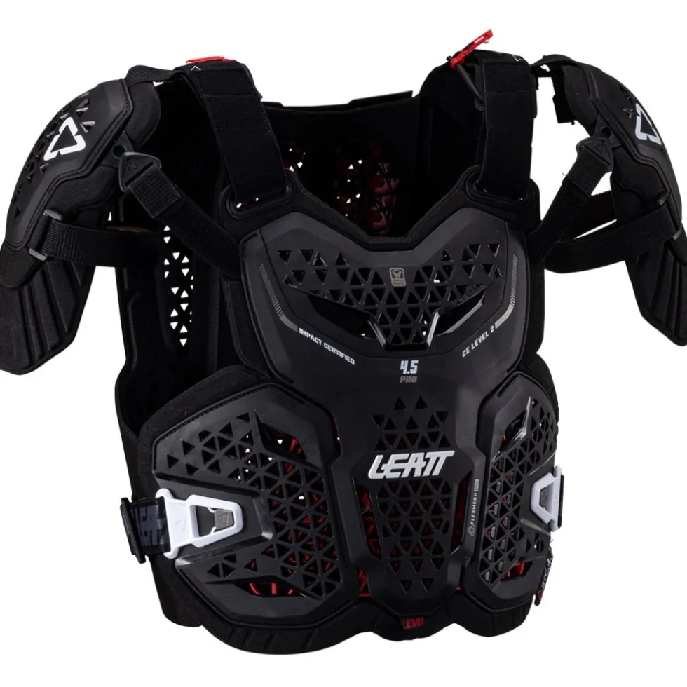 Leatt 4.5 Pro Evo Borstbeschermer - zwart