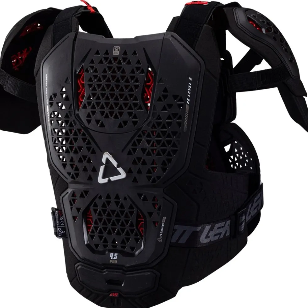 Leatt 4.5 Pro Evo Borstbeschermer - zwart