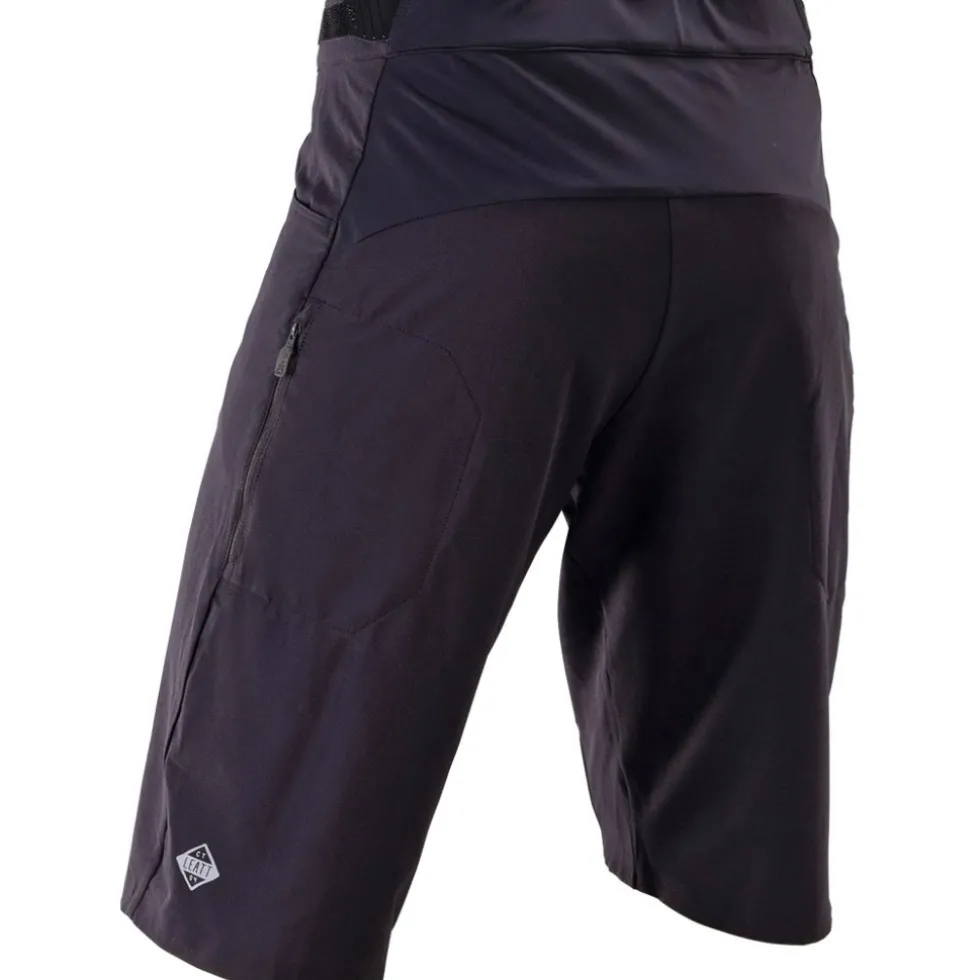 Leatt Trail 3.0 MTB shorts met zeem voor mannen - ghost black