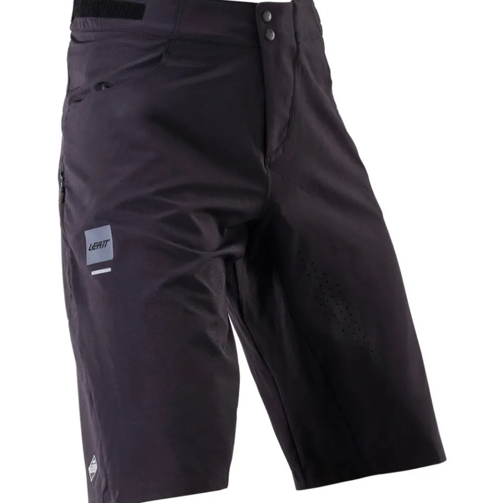 Leatt Trail 3.0 MTB shorts met zeem voor mannen - ghost black