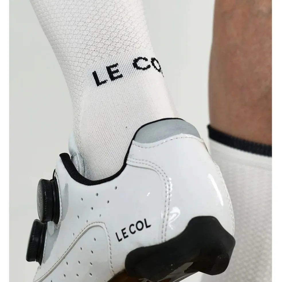 Le Col Fietssokken - Wit/Zwart