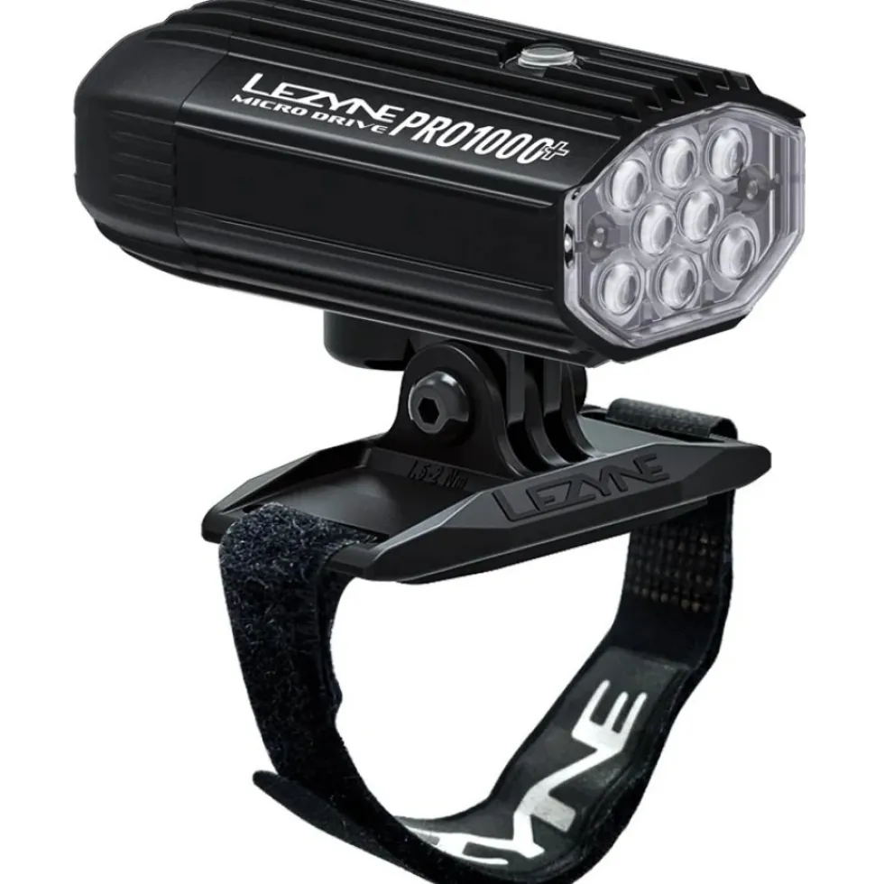 Lezyne Micro Drive Pro 1000+ Helmlamp - zwart