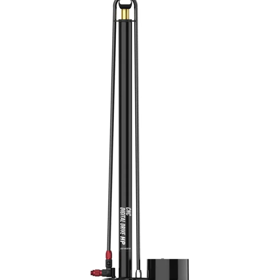 Lezyne CNC HP Digital Drive Vloerpomp 3.5 - zwart