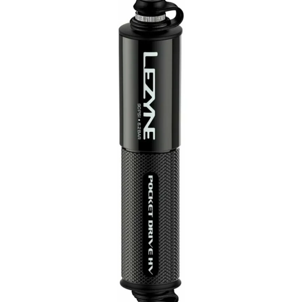 Lezyne CNC Pocket Drive HV - Mini Pump - shiny black
