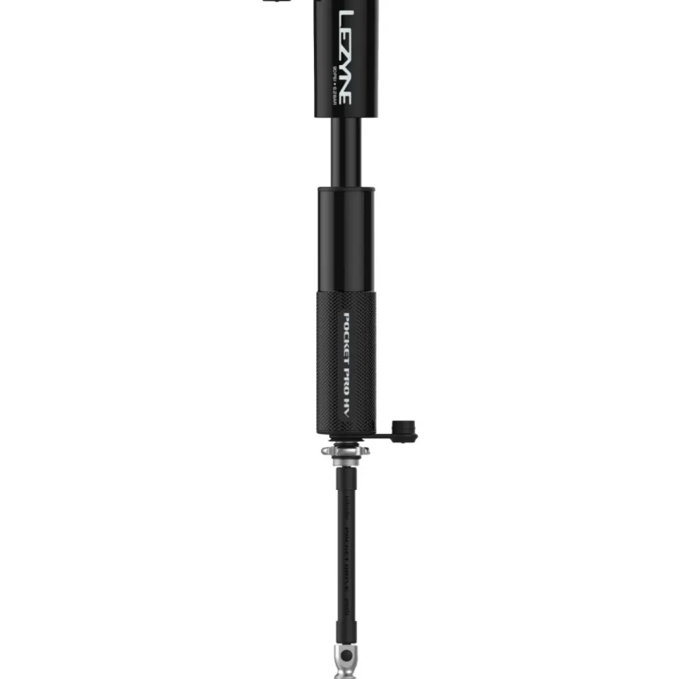 Lezyne CNC Pocket Drive Pro HV Minipomp - matt black/glossy black