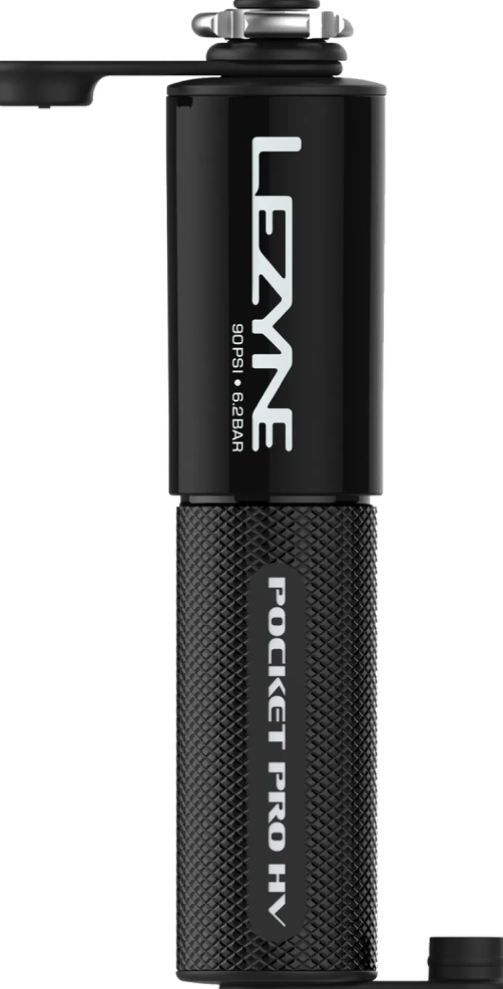 Lezyne CNC Pocket Drive Pro HV Minipomp - matt black/glossy black