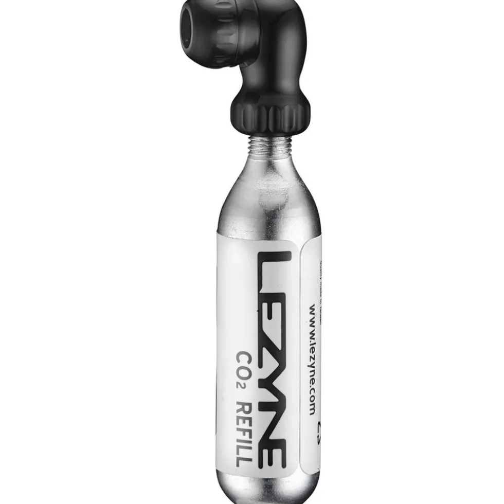 Lezyne CNC Pocket Drive - Small Pump incl. Lever Kit & CO2 Cartridge - black