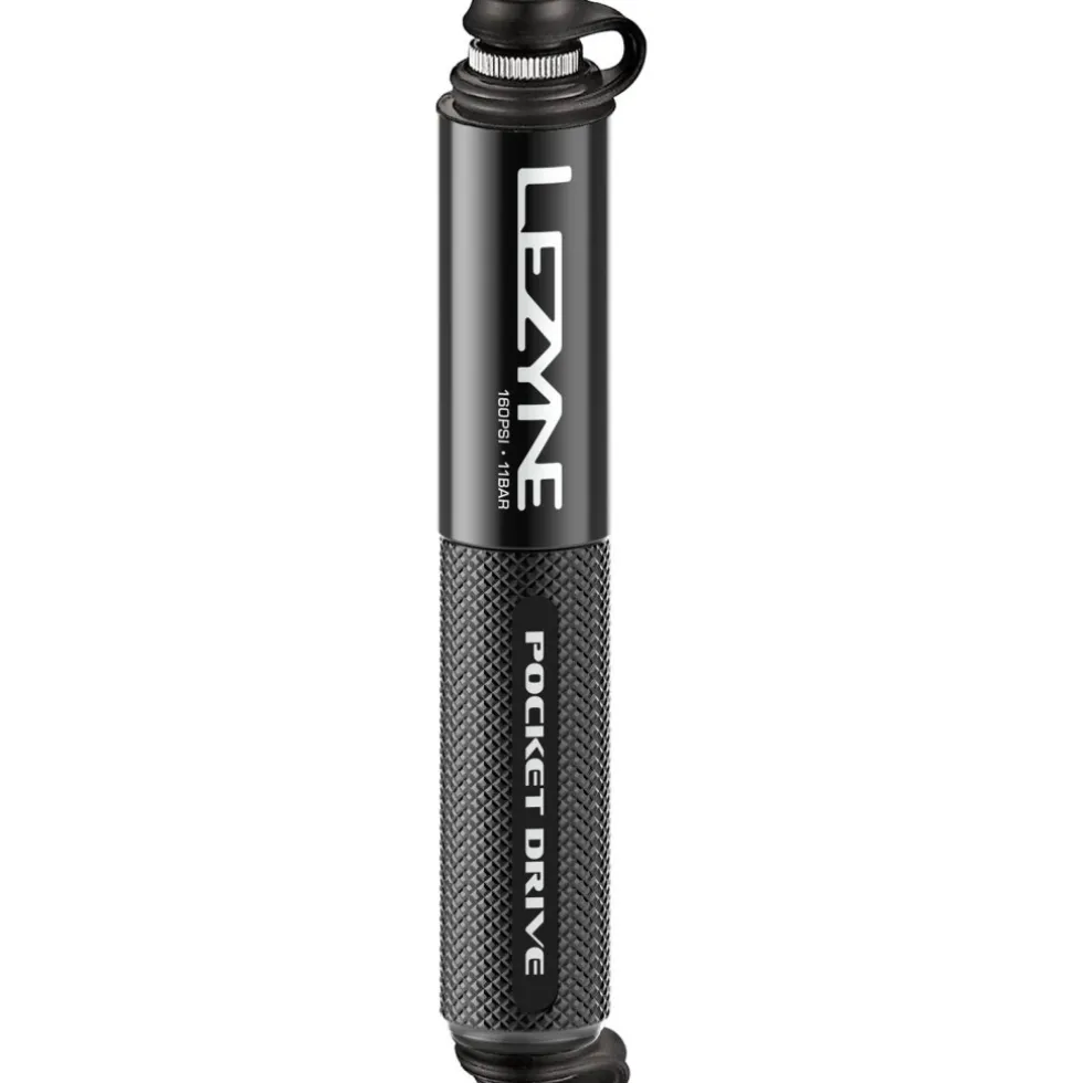 Lezyne CNC Pocket Drive - Small Pump incl. Lever Kit & CO2 Cartridge - black
