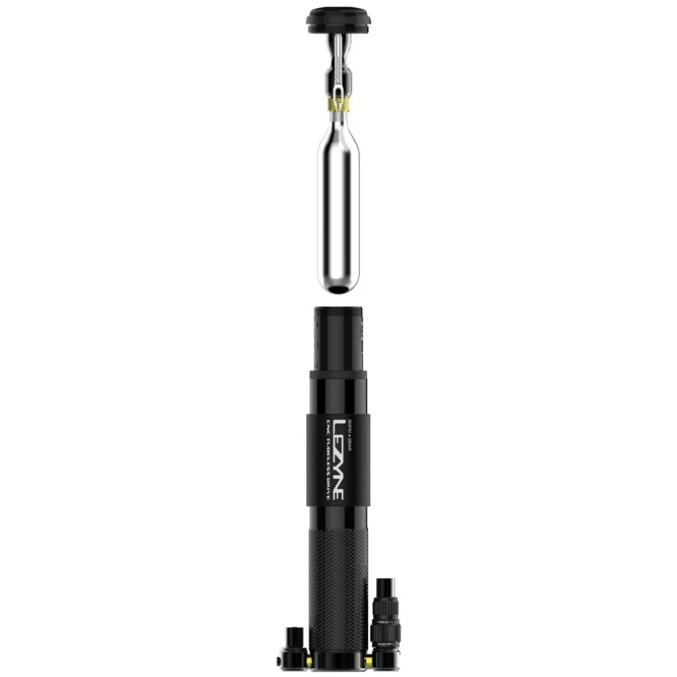 Lezyne CNC TUBELESS Drive Mini Pump - black
