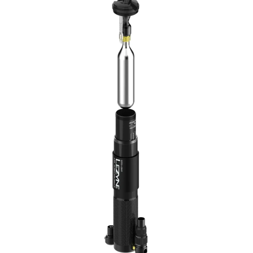 Lezyne CNC TUBELESS Drive Mini Pump - black