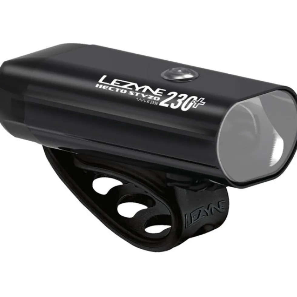 Lezyne Hecto 230+ StVZO Fietslamp Vooraan - zwart