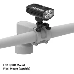 Verlichting Accessoires < Lezyne LED qPRO Vervangingsbeugel - zwart