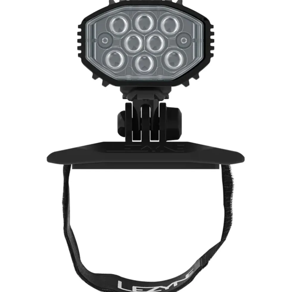 Lezyne Lite Drive 1200+ Helmlamp - zwart