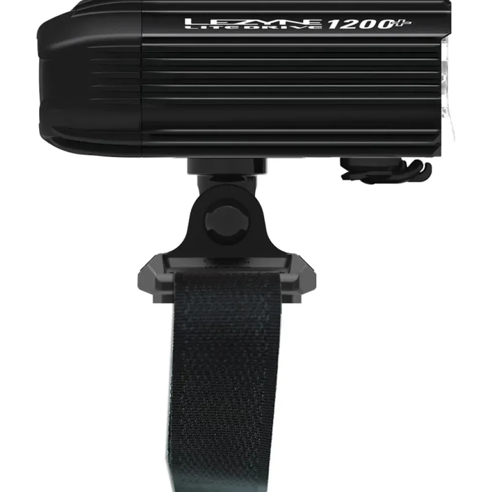 Lezyne Lite Drive 1200+ Helmlamp - zwart