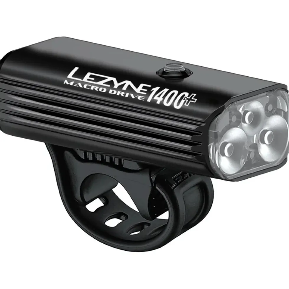 Lezyne Macro Drive 1400+ Fietslamp Vooraan - satin black