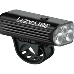 Lezyne Macro Drive 1400+ | Strip Drive Pro 400+ Verlichtingsset - satin black / black