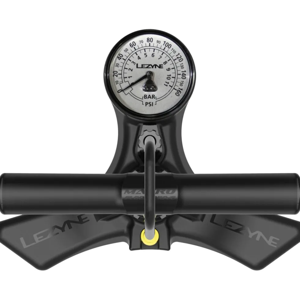 Lezyne Macro HP Floor Drive DV Vloerpomp - grijs mat