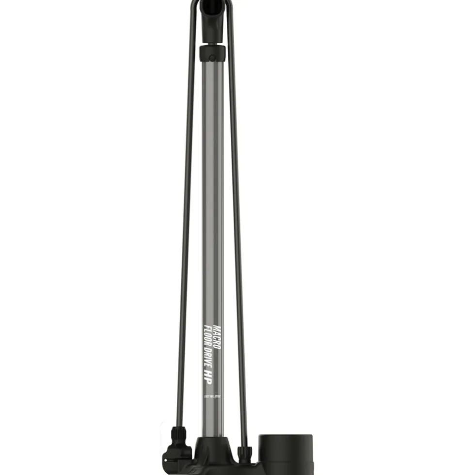 Lezyne Macro HP Floor Drive DV Vloerpomp - grijs mat
