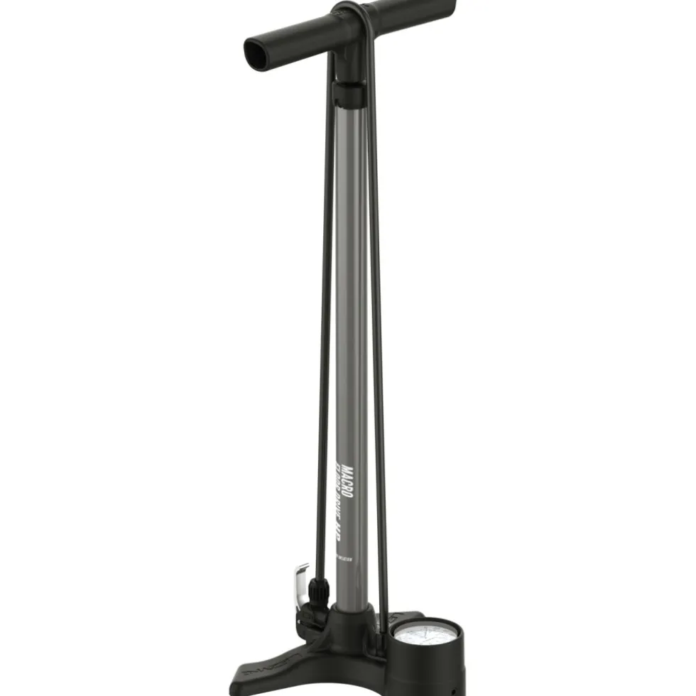 Lezyne Macro HP Floor Drive DV Vloerpomp - grijs mat