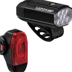 Lezyne Micro Drive 800+ / KTV Drive+ Verlichtingsset - satin black/black