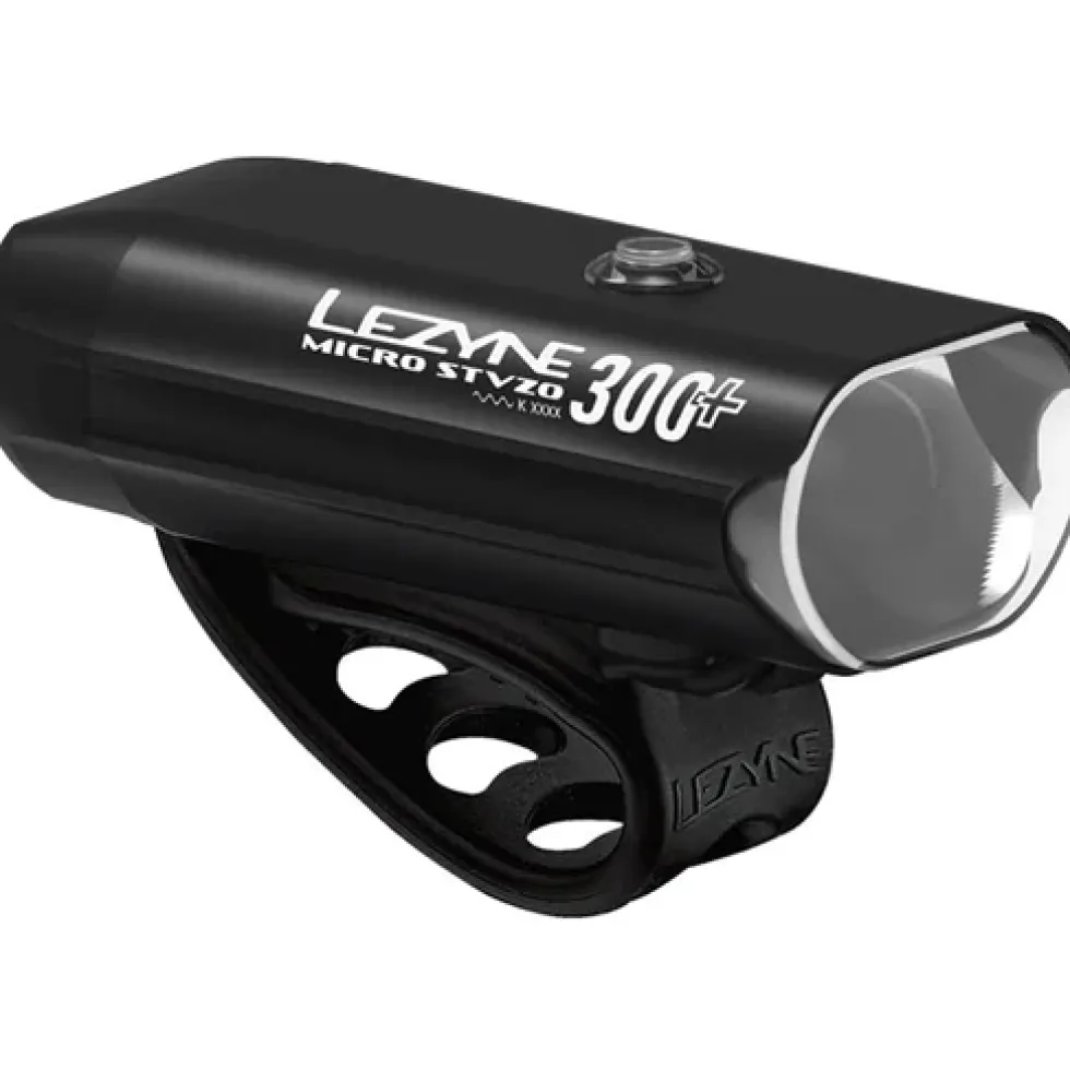 Lezyne Micro 300+ Fietslamp Vooraan - zwart