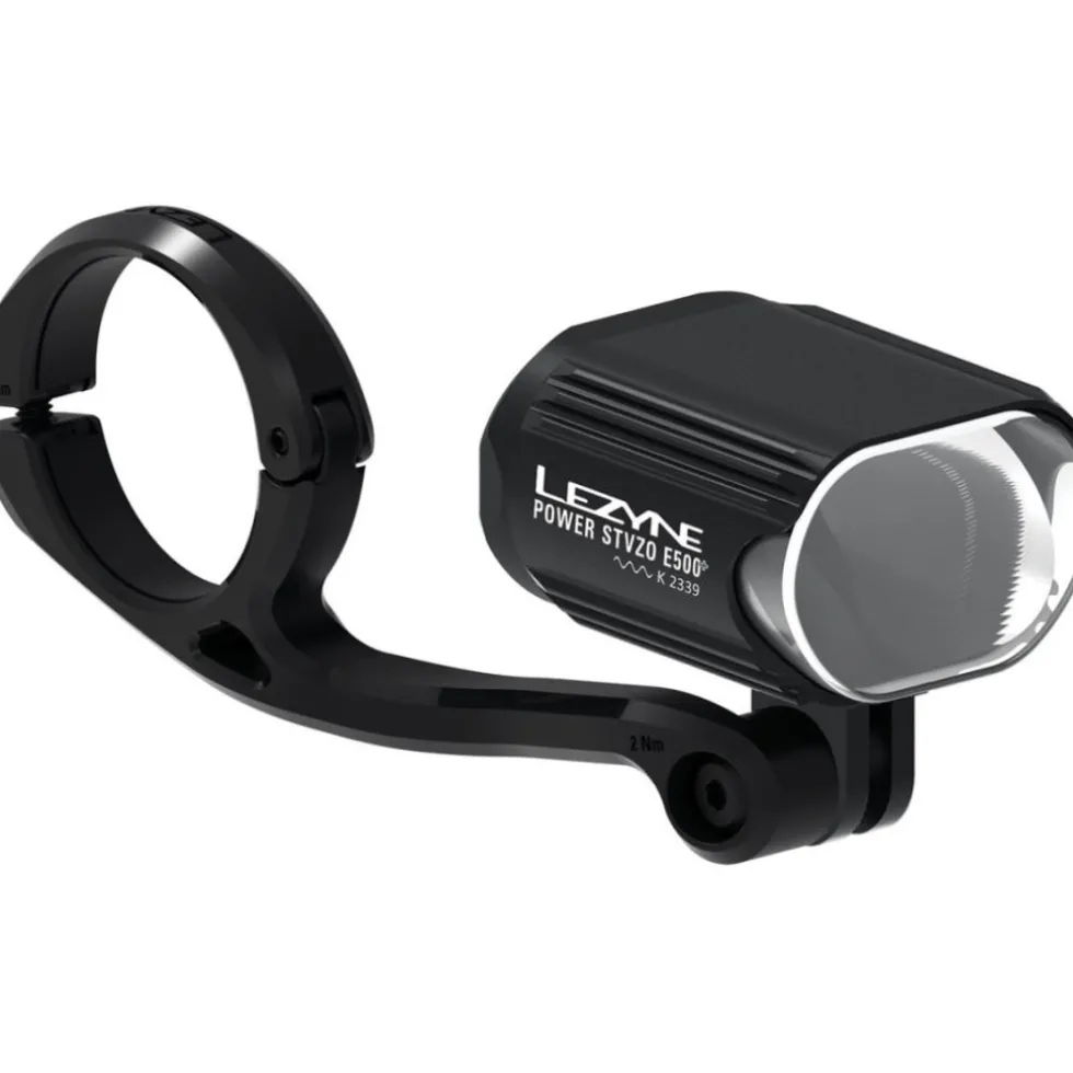 Lezyne Power E500+ StVZO E-Bike Fietslamp Vooraan - zwart