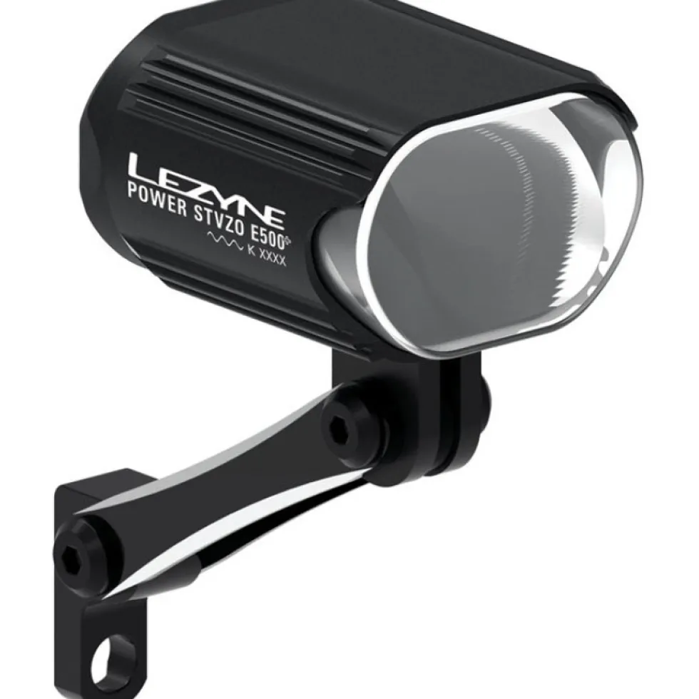 Lezyne Power E500+ StVZO E-Bike Fietslamp Vooraan - zwart