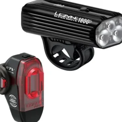 Lezyne Super Drive 1800+ Smart / KTV Pro Smart Loaded Kit Verlichtingsset - zwart
