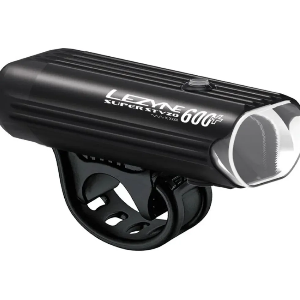 Lezyne Super 600+ Fietslamp Vooraan - zwart