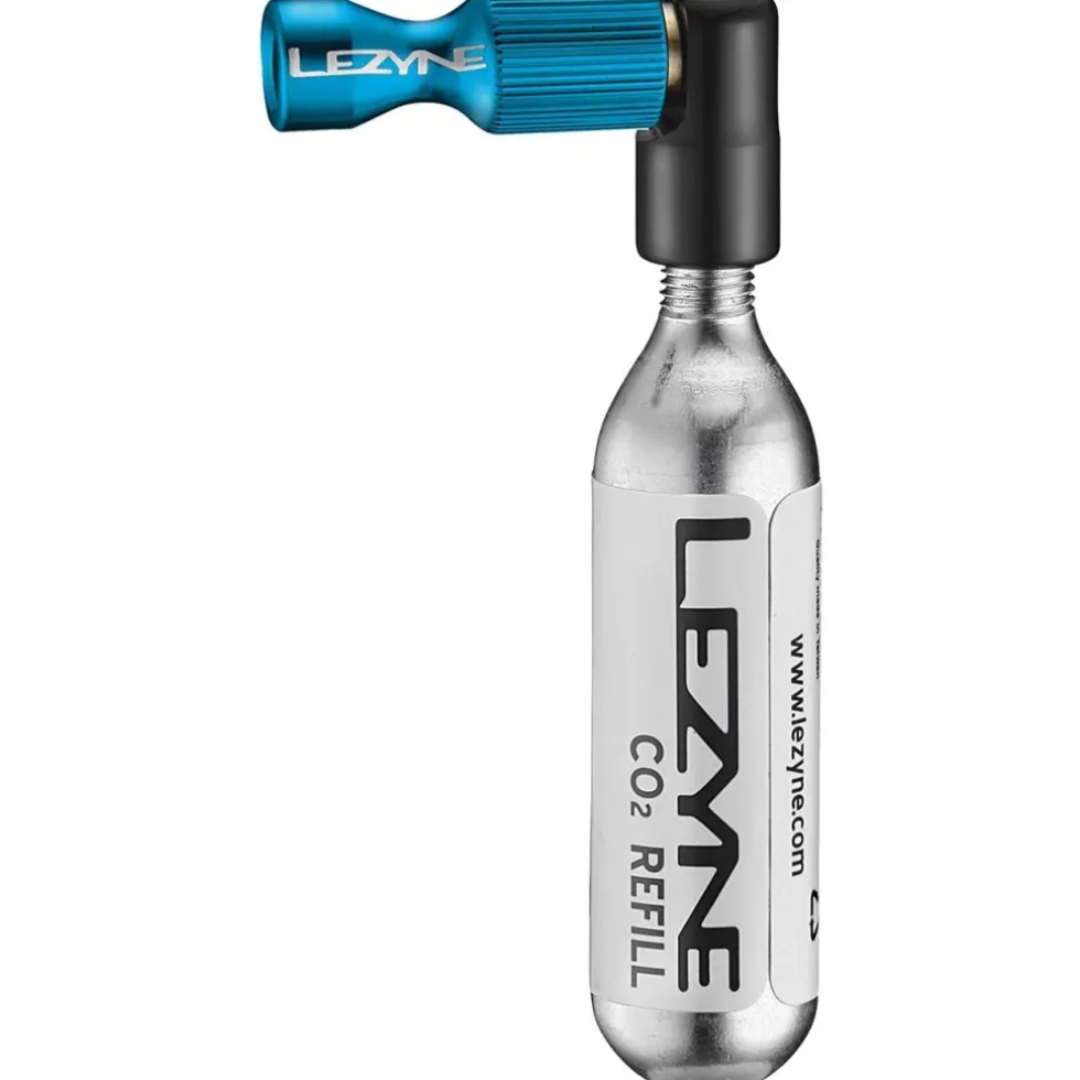 Lezyne Trigger Drive CO2 Cartridge Pump - 16g - blue