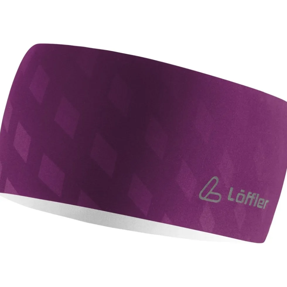 Löffler RF Open Cut Elastic Hoofdband - bordeaux 519