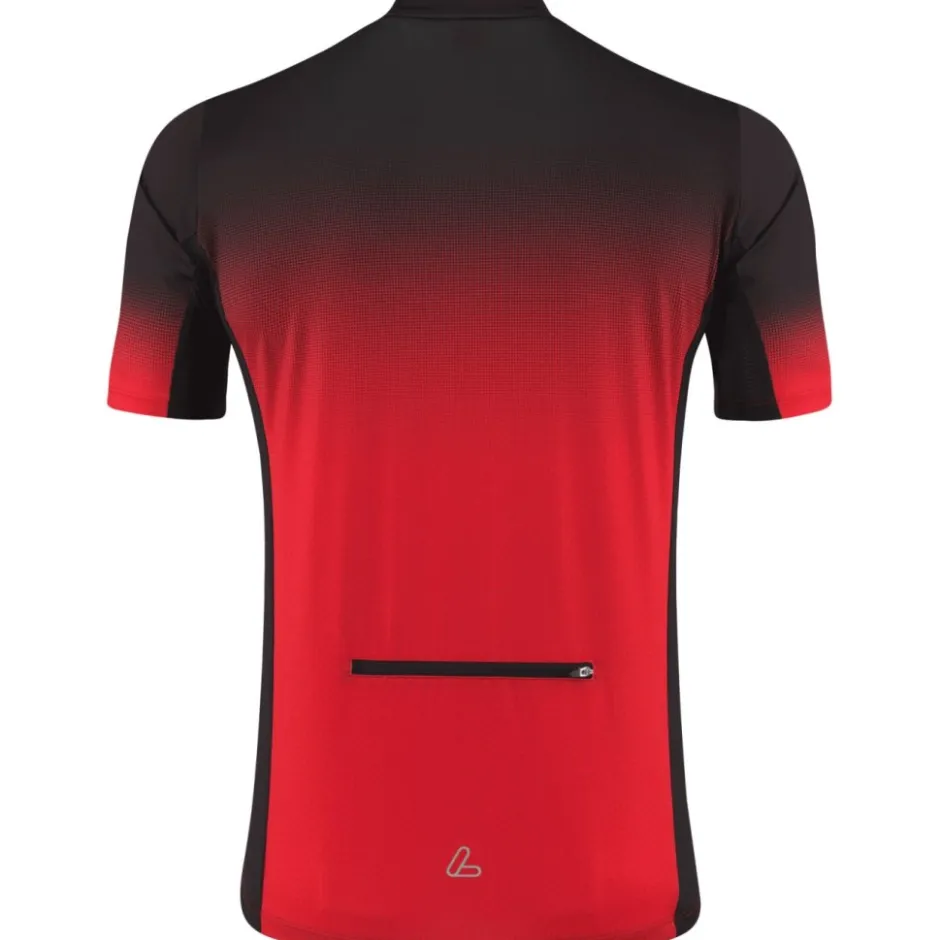 Wielershirts|Mtb-Shirts < Löffler Coogan Mid Full Zip Fietsshirt Heren - rouge 551