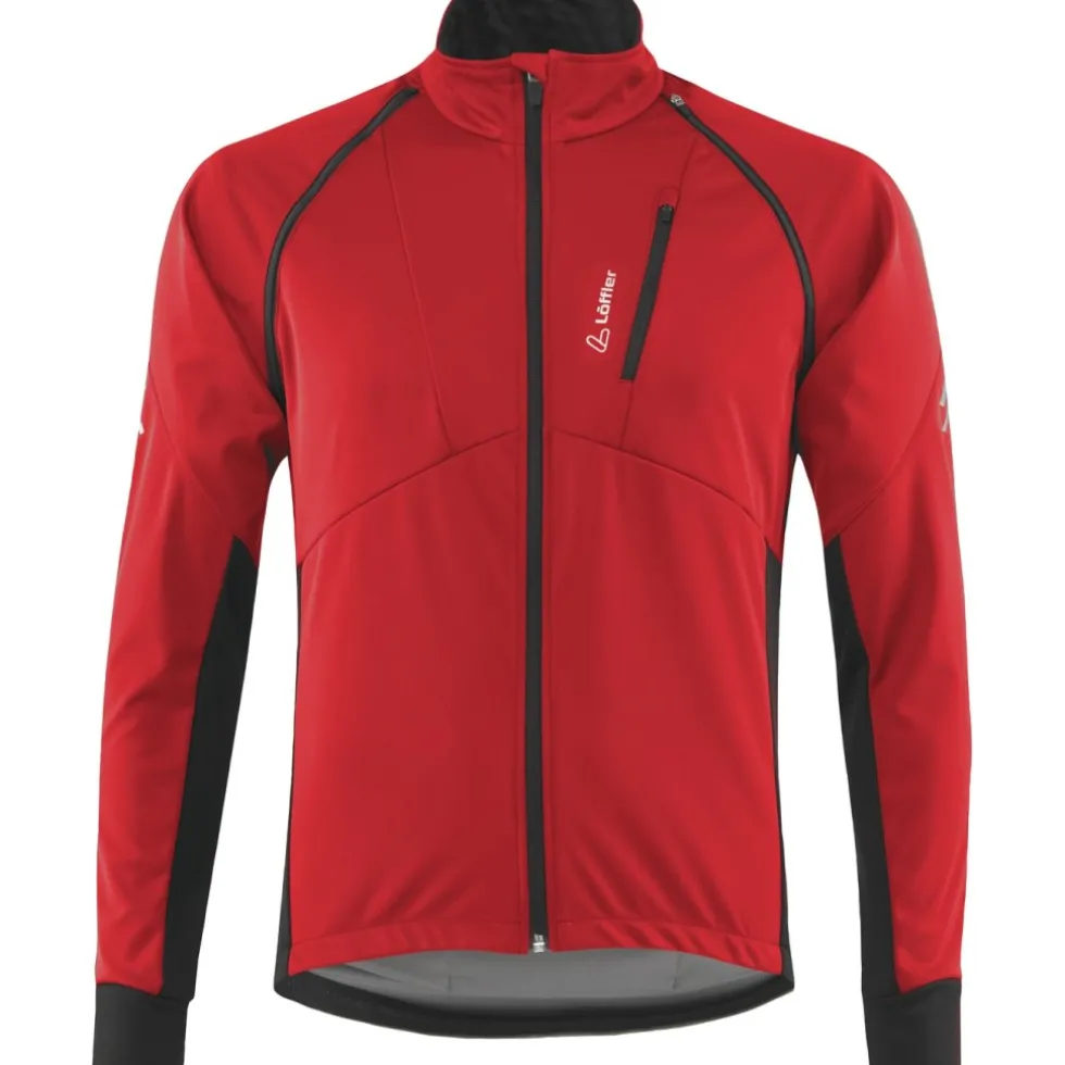 Löffler San Remo Airblocc Light Zip-Off Fietsjas Heren - red 551