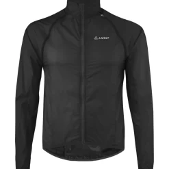 Löffler Windshell Zip-Off Fietsjas heren - black 990